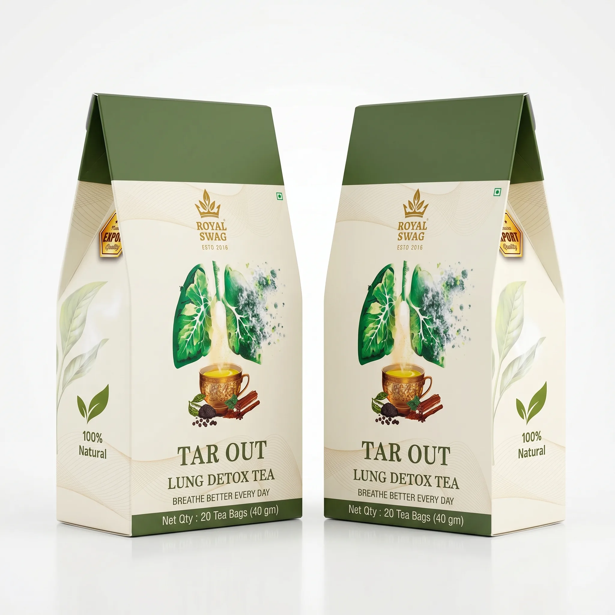 2 Pack Bundle — Royal Swag Lung Detox Tea