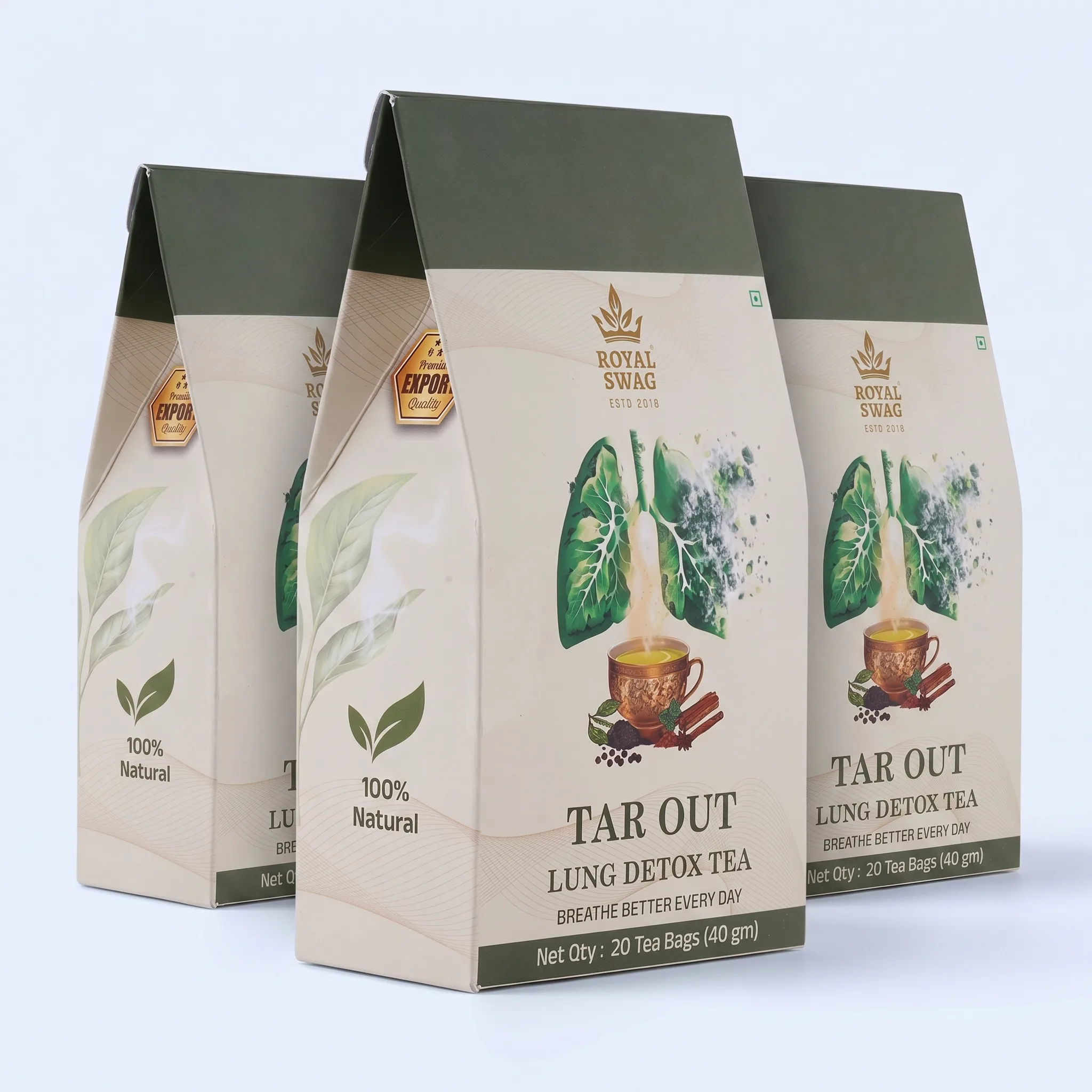 3 Pack Bundle — Royal Swag Lung Detox Tea
